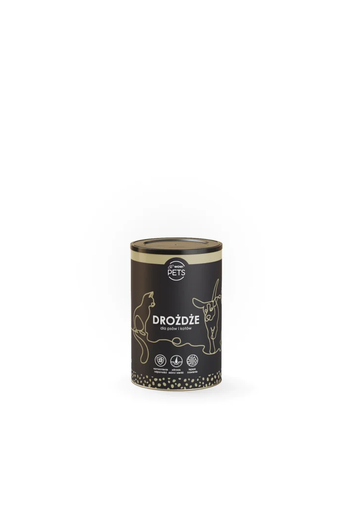 Suplement dla psów i kotów WOW!PETS Drożdże 220g