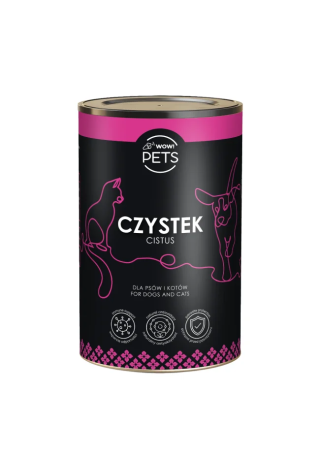 Suplement dla psów i kotów WOW!PETS Czystek 300g