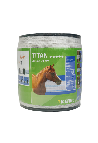 Taśma ogrodzeniowa KERBL Titan 20mmx200m