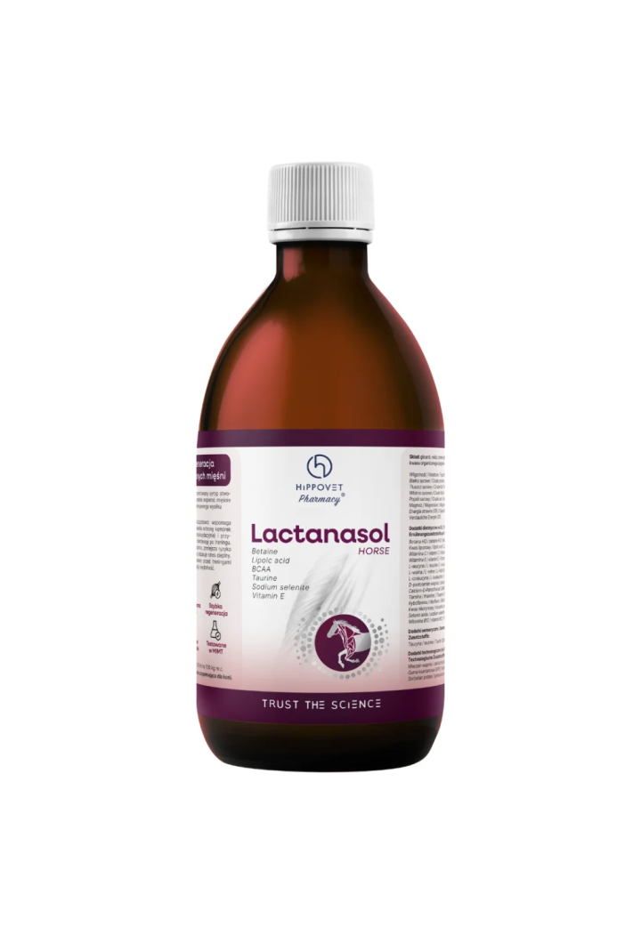 Preparat HIPPOVETPharmacy Lactanasol odkwaszacz mięśni 250ml
