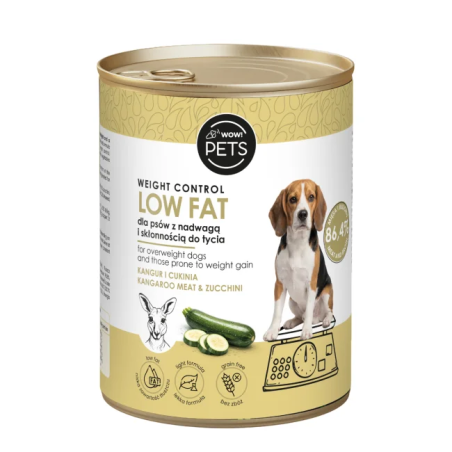 Karma WOW!PETS Dla Psów Kangur & Cukinia 400g