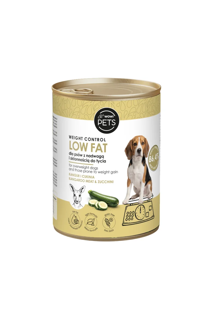 Karma WOW!PETS Dla Psów Kangur & Cukinia 400g