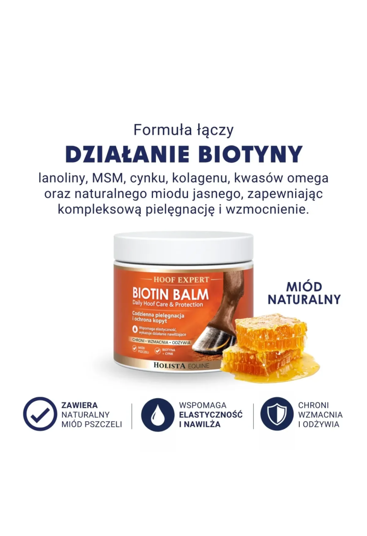 Balsam do kopyt HOLISTA BiotinBalm 450ml
