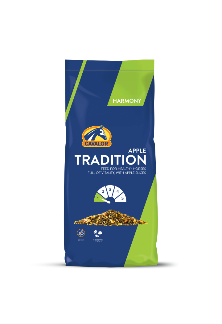 Pasza dla koni Cavalor TraditionApple 20kg musli | Sklep jeździecki Horse-Trade.pl