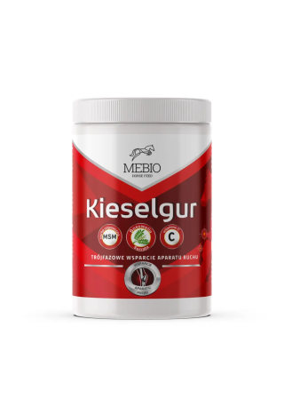 Krzem MEBIO Kieselgur MSM+Witamina C