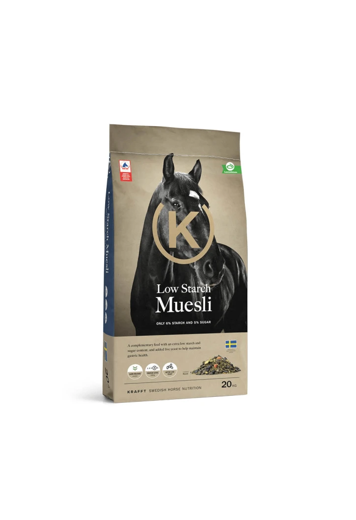 Pasza dla koni wrzodowych KRAFFT Low Starch Muesli 20kg