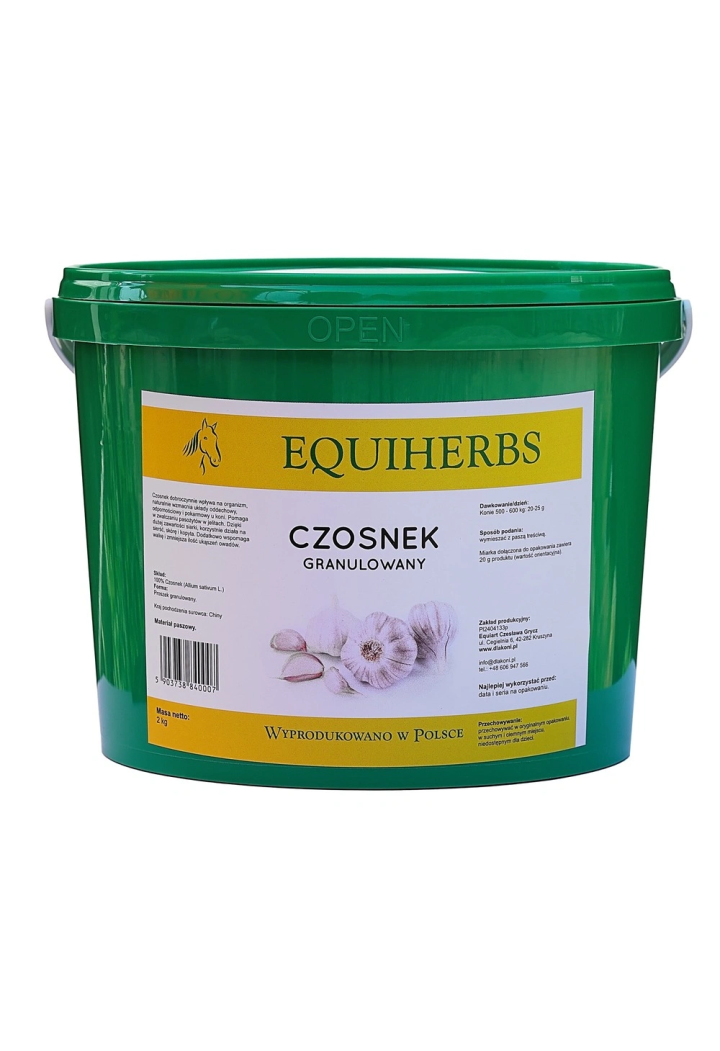 Czosnek EQUIHERBS proszek granulowany