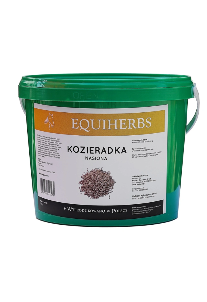 Kozieradka EQUIHERBS nasiona całe ziarno