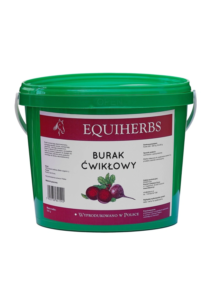 Burak ćwikłowy kostka EQUIHERBS