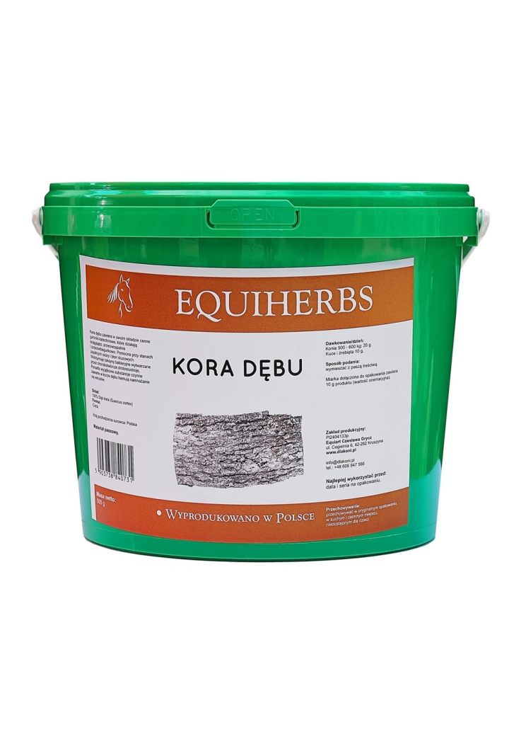 Kora dębu cięta EQUIHERBS