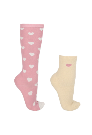 Skarpetki QHP Gift Box FluffyHeart 2 pary