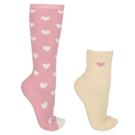 Skarpetki QHP Gift Box FluffyHeart 2 pary