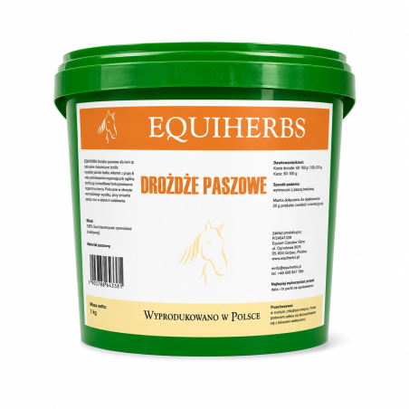 Drożdże paszowe EQUIHERBS 1kg