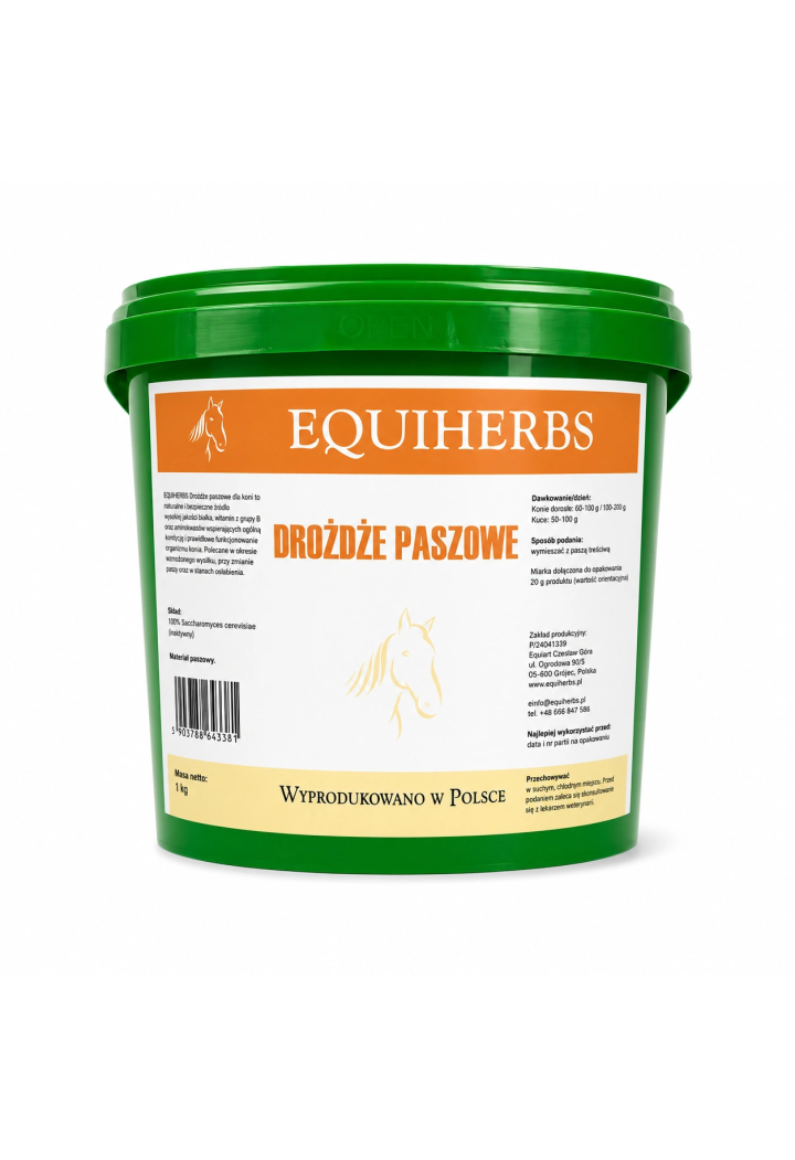 Drożdże paszowe EQUIHERBS 1kg