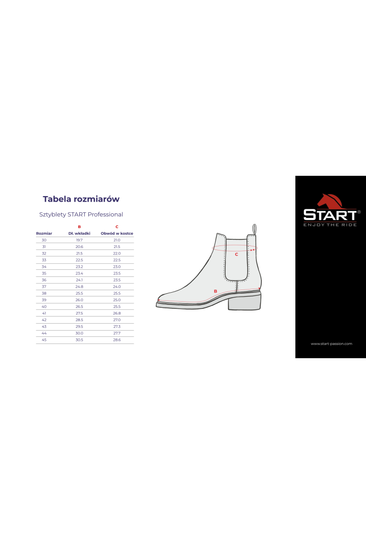 Sztyblety start basic | Sklep jeździecki Horse Trade.pl