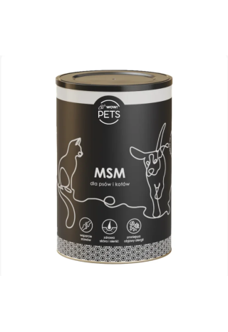 Suplement dla psów i kotów WOW!PETS MSM