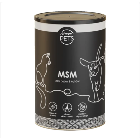 Suplement dla psów i kotów WOW!PETS MSM