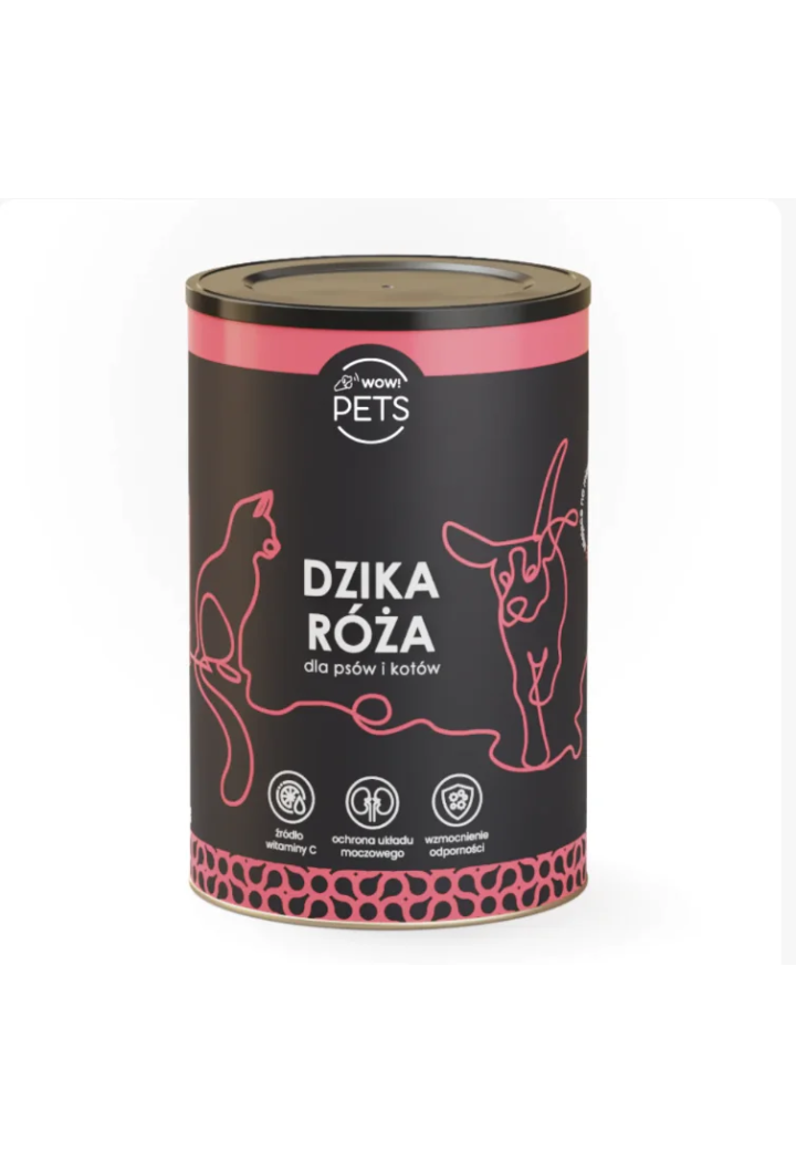 Suplement dla psów i kotów WOW!PETS Dzika Róża