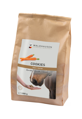 Przysmak dla koni WALDHAUSEN Cookies carrot 1kg