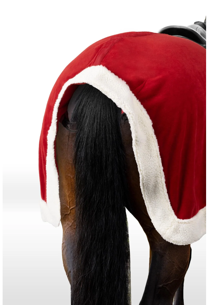 Derka treningowa HORZE Christmas Red