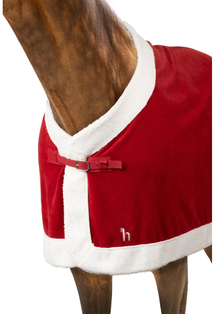 Derka polarowa HORZE Christmas Red 26AW