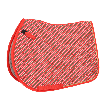Czaprak QHP Christmas Jolly Stripe