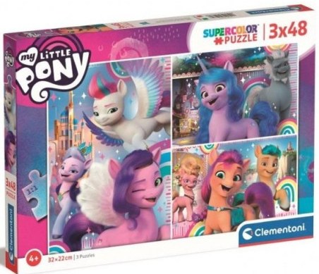 Puzzle CLEMENTONI Little Pony 3x48el.