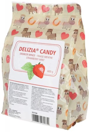 Przysmak KERBL Delizia Candy strawberry-mint 600g