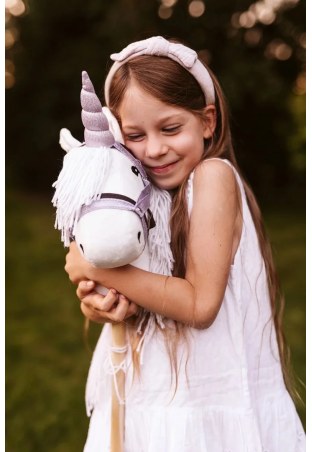 Kantar z rogiem Unicorn ASTRUP HobbyHorse violet