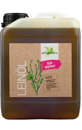 Olej lniany B&E tłoczony na zimno 2500ml