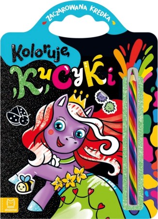 Malowanka AKSJOMAT KolorujęKucyki+ kredka kol