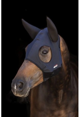 Maska uspokajająca dla konia Lami Cell z uszami | Sklep jeździecki Horse-Trade.pl