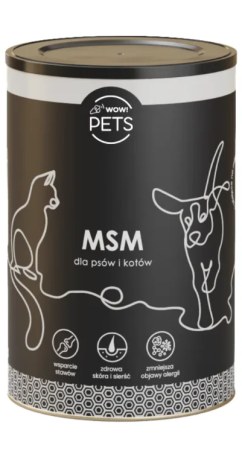 Suplement dla psów i kotów WOW!PETS MSM