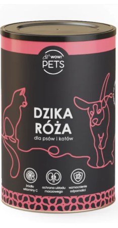 Suplement dla psów i kotów WOW!PETS Dzika Róża
