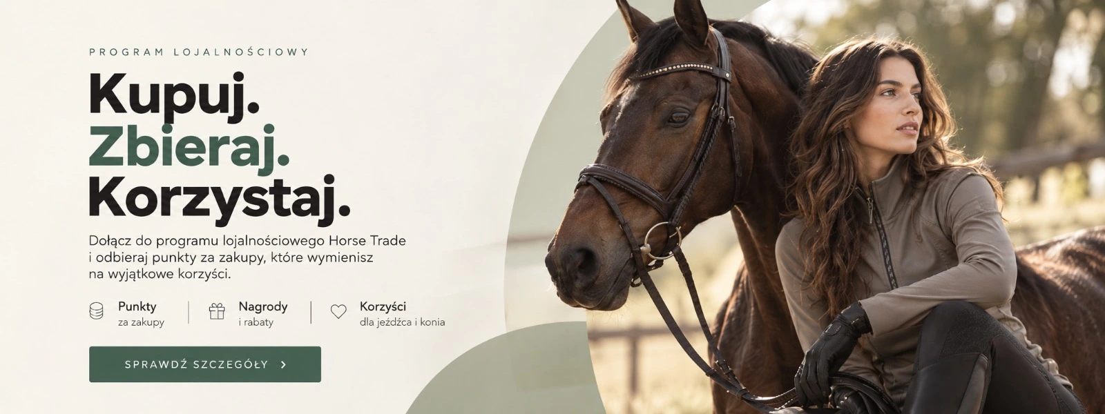 Program lojalnościowy Horse Trade — Kupuj. Zbieraj. Korzystaj. Sprawdź szczegóły
